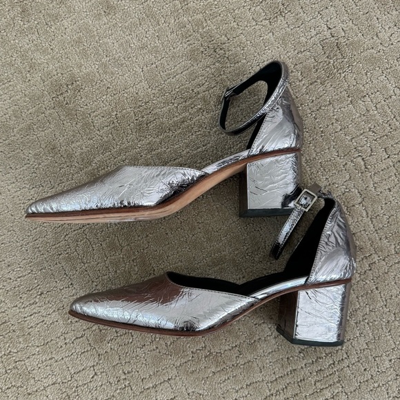 Rachel Comey Mary Jane Tetra Heels Galina Foil 9 - Picture 5 of 11